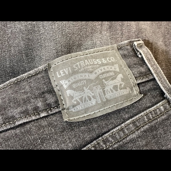 Levi’s MILE HIGH WIDE LEG WOMEN'S JEANS - Call It A Night - Grey - Picture 7 of 8